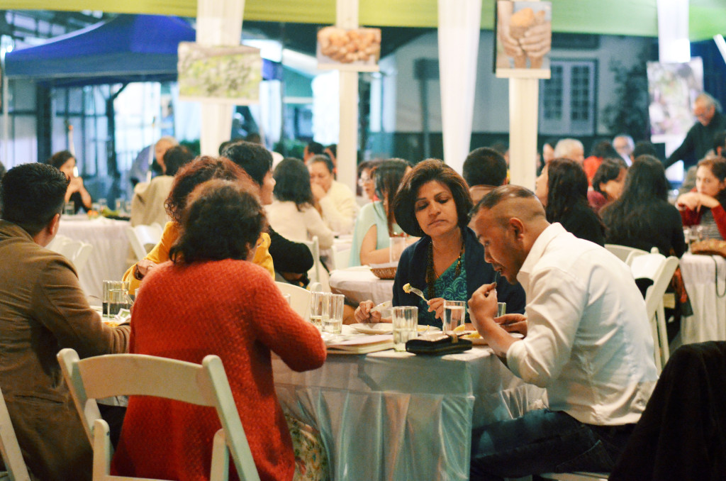 Diners at the event. Photo: NESFAS/Donboklang Majaw