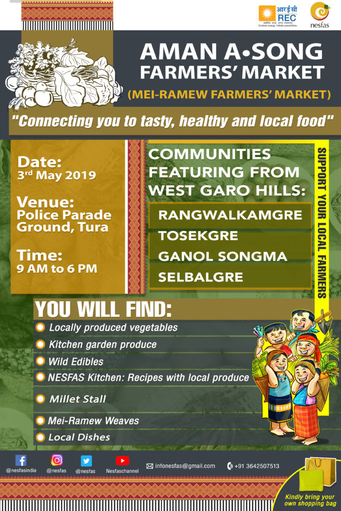 Aman A•song Farmers’ Market in Tura- 3 May 2019
